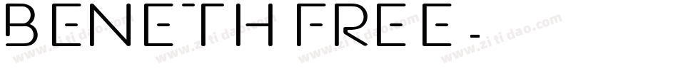 beneth FREE字体转换